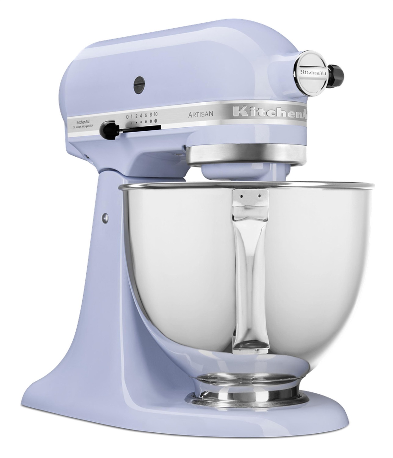 KitchenAid Artisan 5KSM125-ELR - Planetaria con testa reclinabile, 4.8L, 10 velocità, accessori inclusi