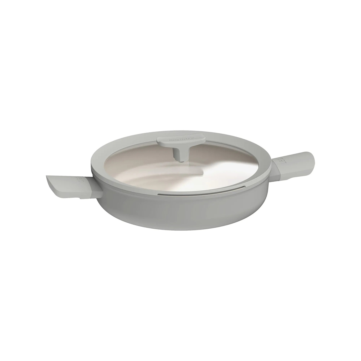 Berghoff Tegame 2 Manici con Coperchio Antiaderente Balance Moonmist 26 cm - Rivestimento Ceramico PFAS-free