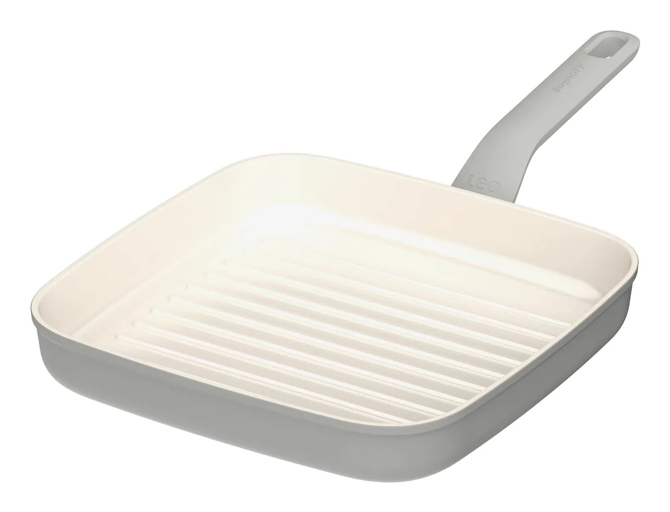 Berghoff Bistecchiera Antiaderente Balance Moonmist 24cm - Alluminio Riciclato, Rivestimento Ceramico PFAS-Free