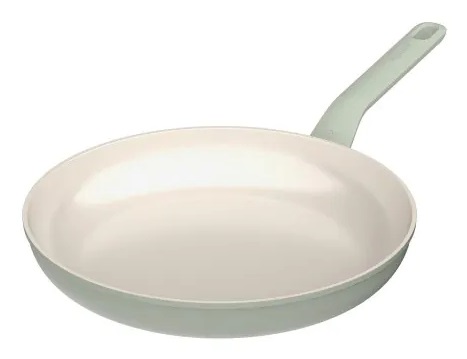 BergHOFF Padella Antiaderente Balance Sage 30cm - Alluminio Riciclato, Adatta per Induzione e Forno