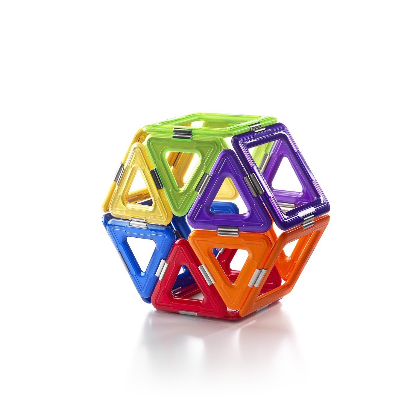 GeoSmart GEO 210 - Geosphere - Set di costruzione magnetica STEM - 31 pezzi - Adatto per bambini dai 5 anni