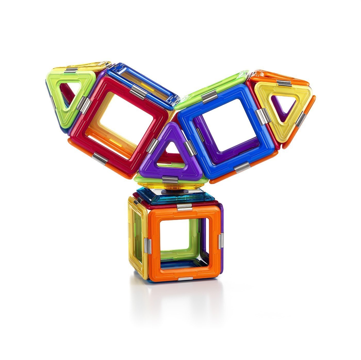 GeoSmart GEO 210 - Geosphere - Set di costruzione magnetica STEM - 31 pezzi - Adatto per bambini dai 5 anni