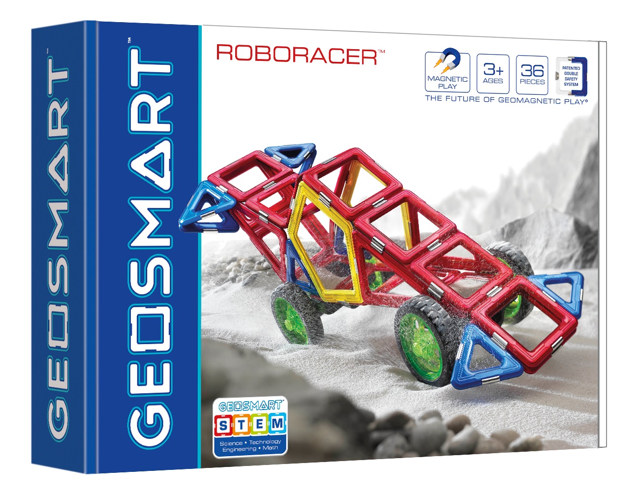 GeoSmart GEO 216 RoboRacer - Construction Toy Multicolor con 36 pezzi