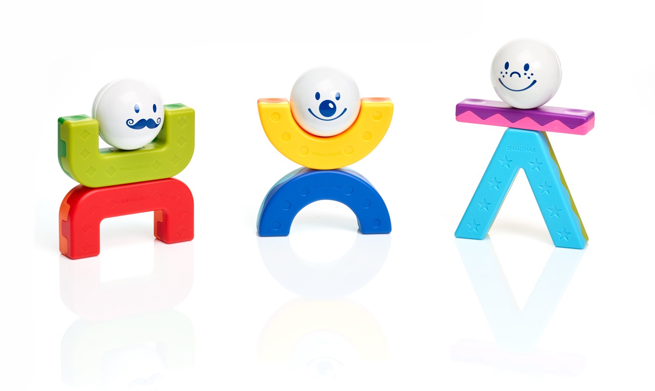 SmartMax - My First Acrobats, Set di Gioco Magnetico con 24 Sfide per Bambini da 1 1/2 a 5 Anni