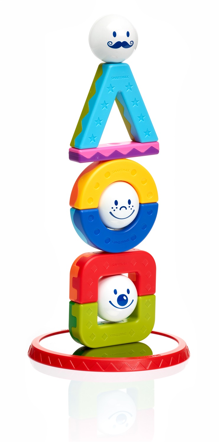 SmartMax - My First Acrobats, Set di Gioco Magnetico con 24 Sfide per Bambini da 1 1/2 a 5 Anni