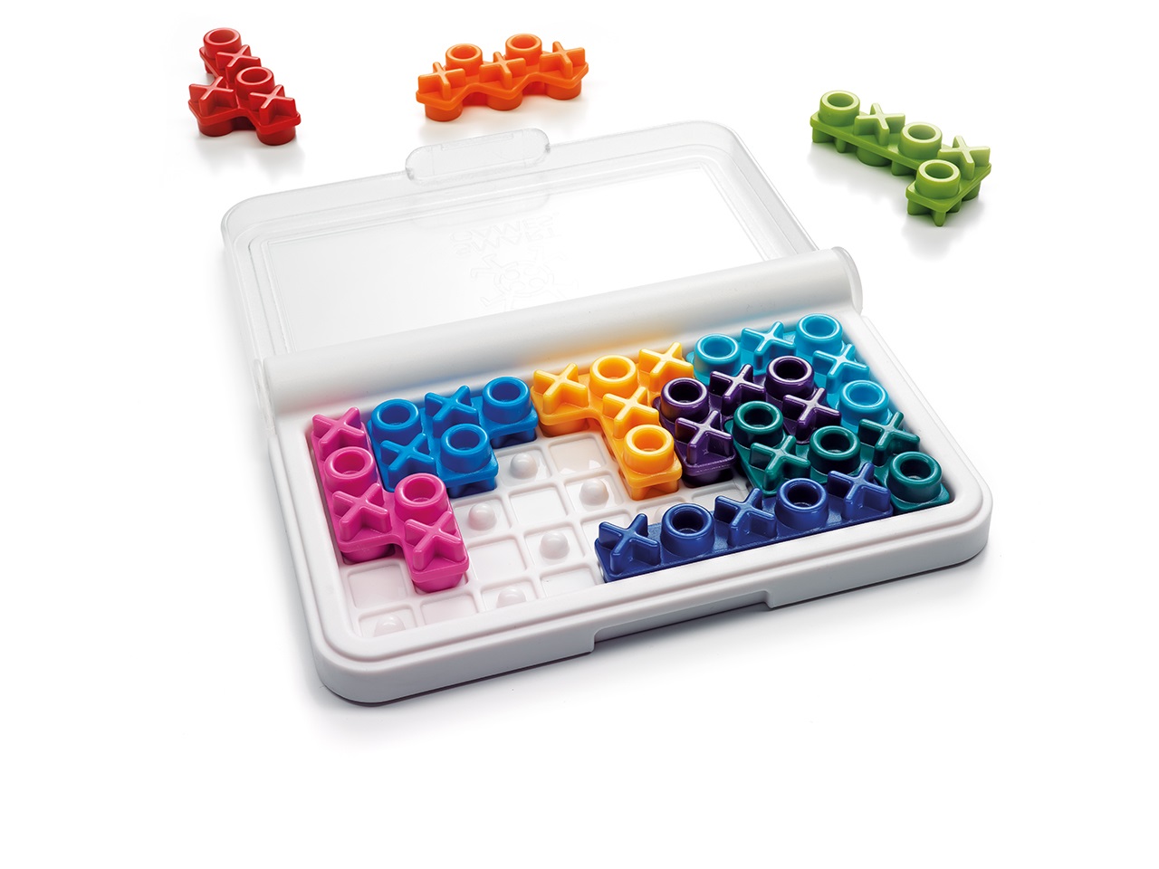 SmartGames IQ XoXo - Puzzle Game con 120 Sfide, 6 Anni - Display 12 pz