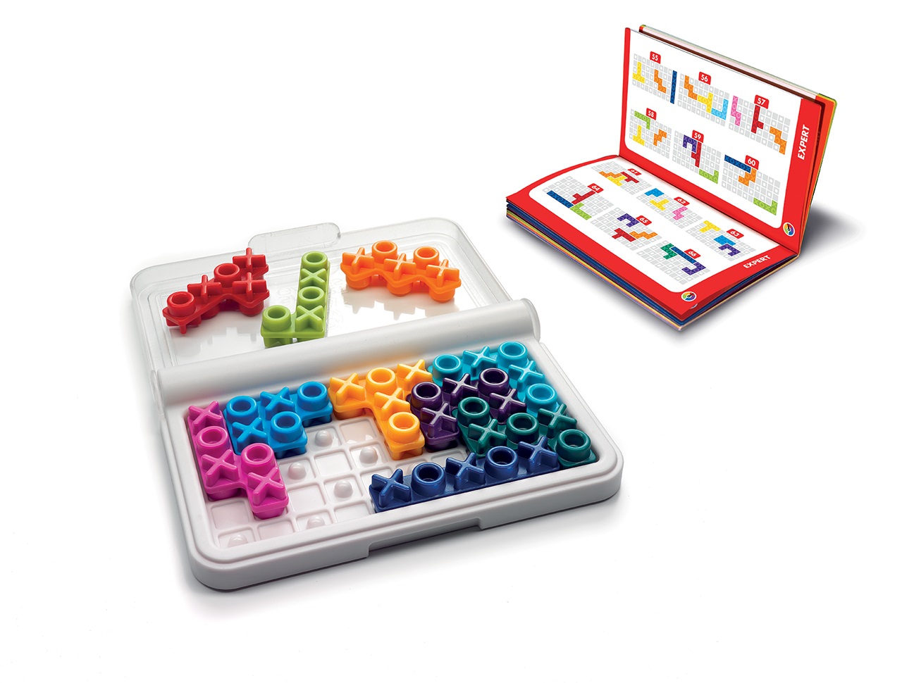 SmartGames IQ XoXo - Puzzle Game con 120 Sfide, 6 Anni - Display 12 pz
