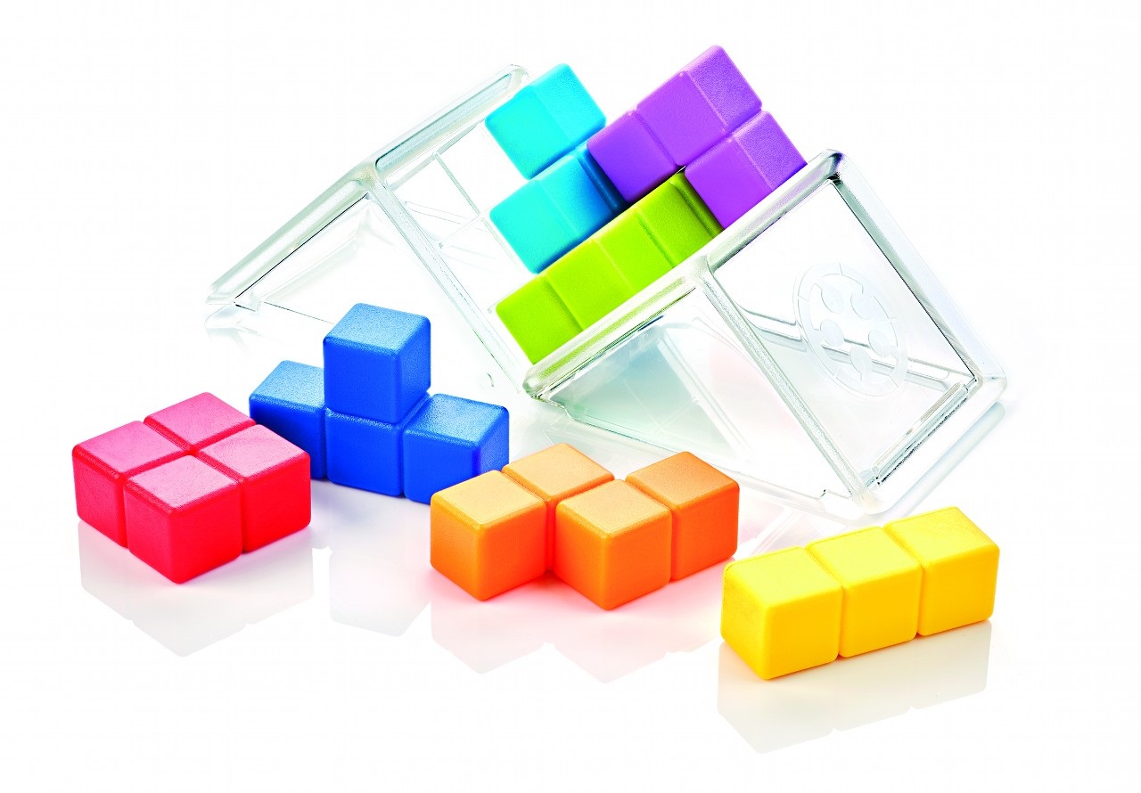 SmartGames Cube Puzzler Go - Gioco di Puzzle con 80 Sfide per Età 8