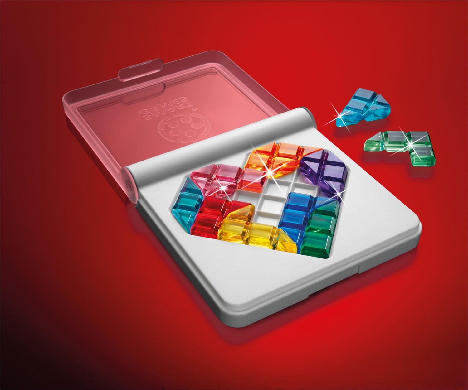 SmartGames IQ Love - Puzzle 3D con 120 Sfide e 2 Modalità di Gioco, 7 Anni