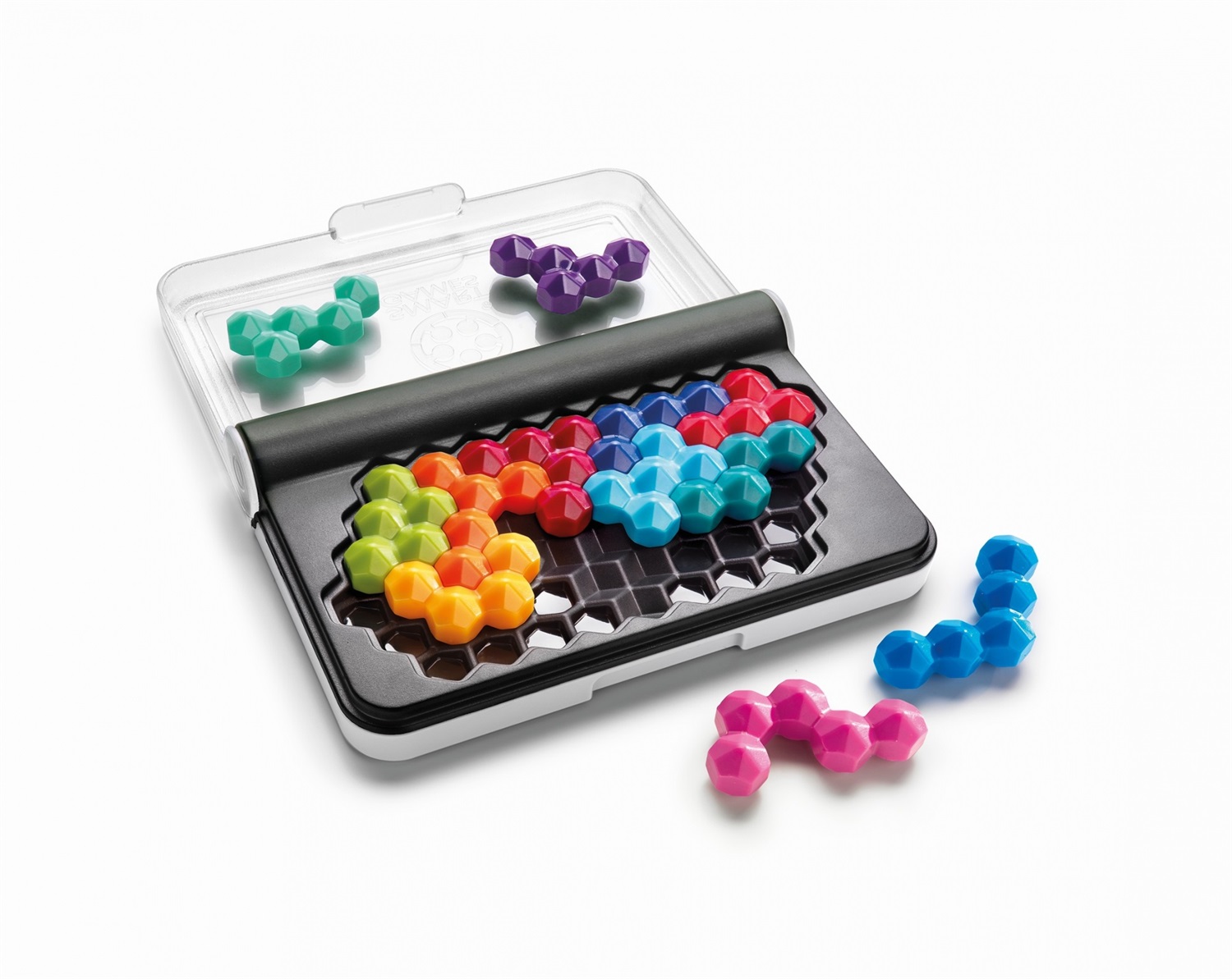 SmartGames IQ Six Pro - Puzzle Game con 120 Sfide, 3 Modalità di Gioco, per Età 8