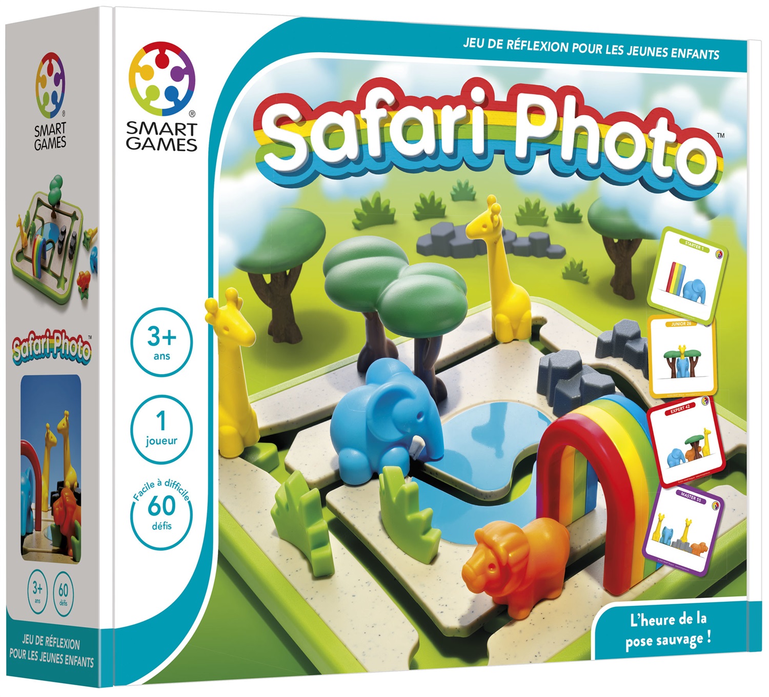Smart Games - Safari Park Jr. Gioco da Tavolo per Bambini dai 3 Anni