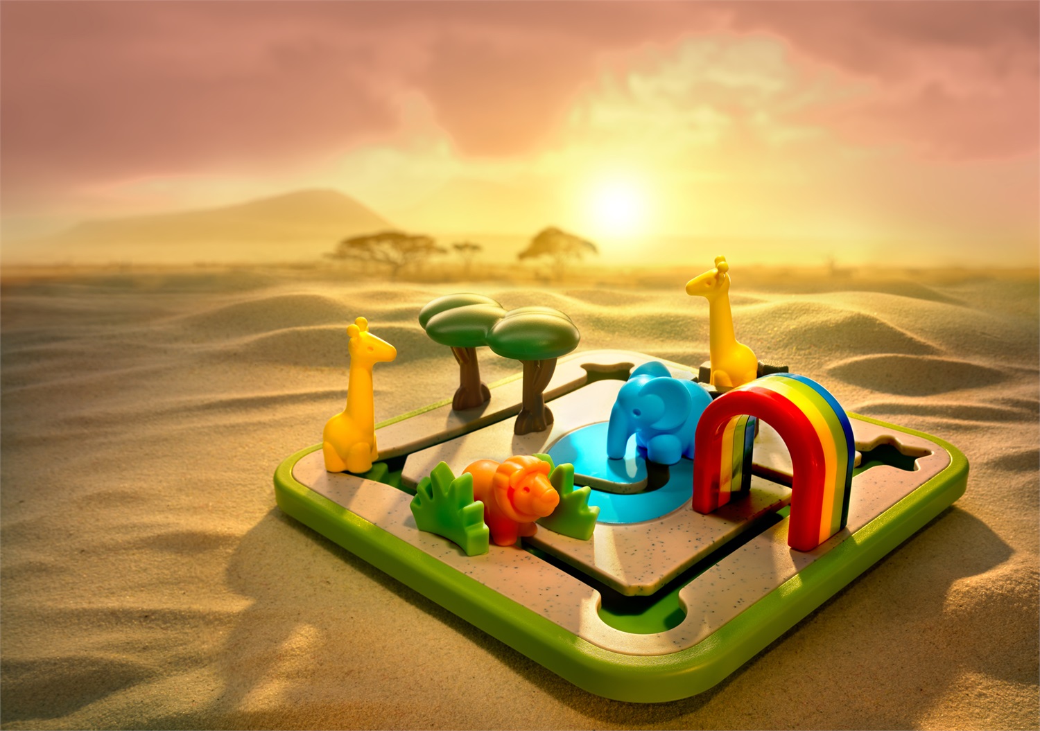 Smart Games - Safari Park Jr. Gioco da Tavolo per Bambini dai 3 Anni