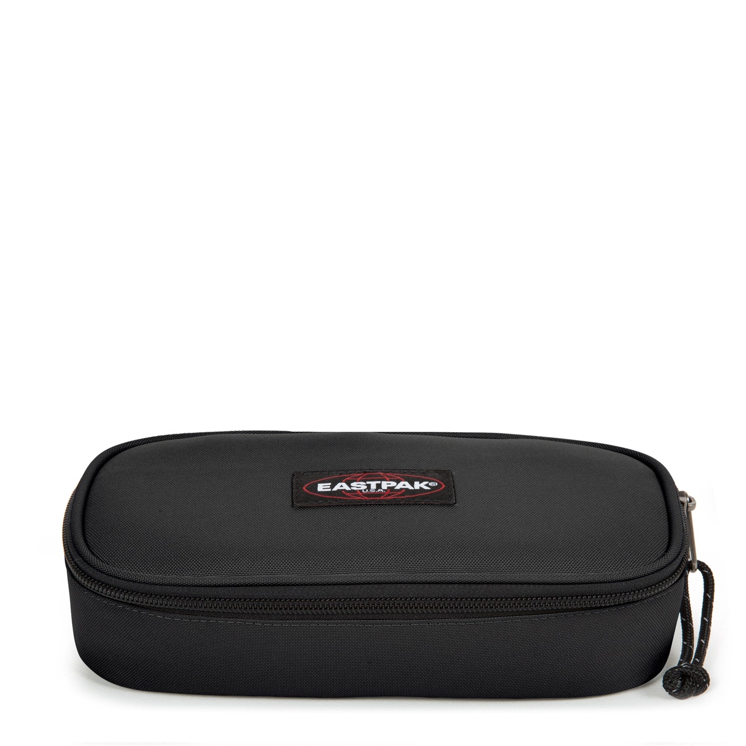 Eastpak Oval Single Astuccio - Portamatite Nero in Poliestere con Organizer Interno e Chiusura a Cerniera