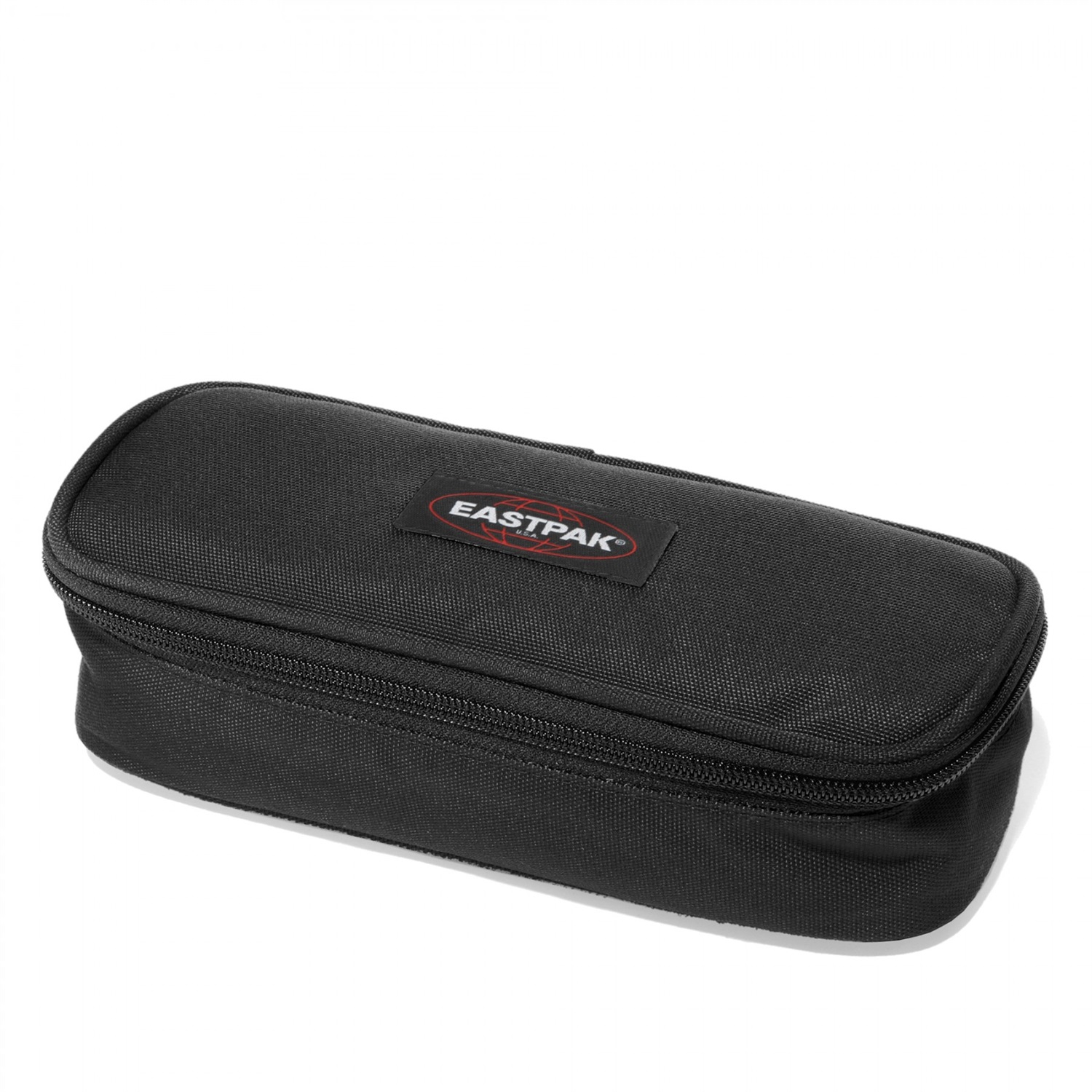 Eastpak Oval Single Astuccio - Portamatite Nero in Poliestere con Organizer Interno e Chiusura a Cerniera