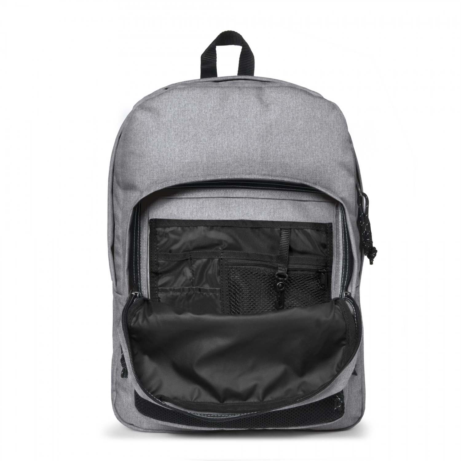 Eastpak Pinnacle Zaino 38 L - Sunday Grey (Grigio) con Due Scomparti, Schienale Imbottito e Spallacci Regolabili