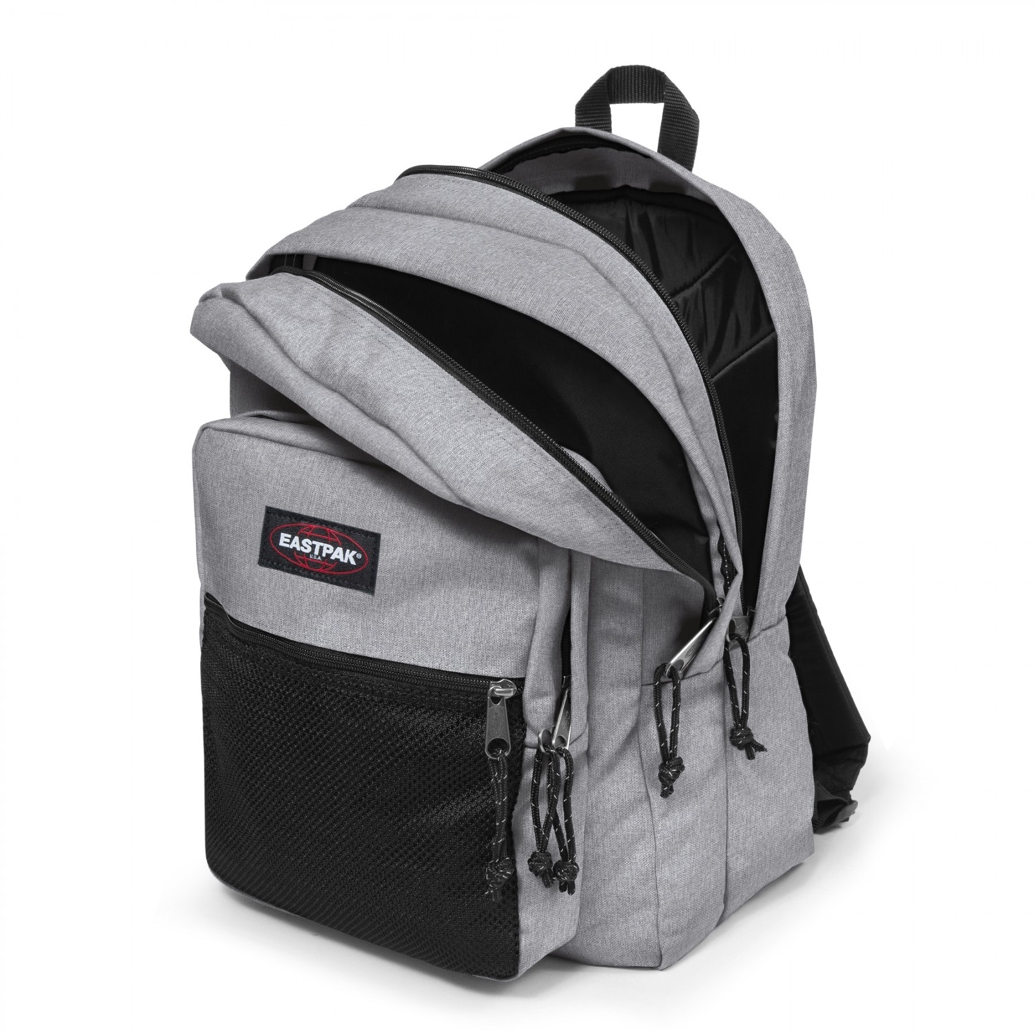 Eastpak Pinnacle Zaino 38 L - Sunday Grey (Grigio) con Due Scomparti, Schienale Imbottito e Spallacci Regolabili