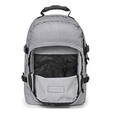 Eastpak Provider Zaino Unisex Ergonomico Grigio (Sunday Grey) con Due Scomparti e Custodia Imbottita per Laptop fino a 15 Pollici