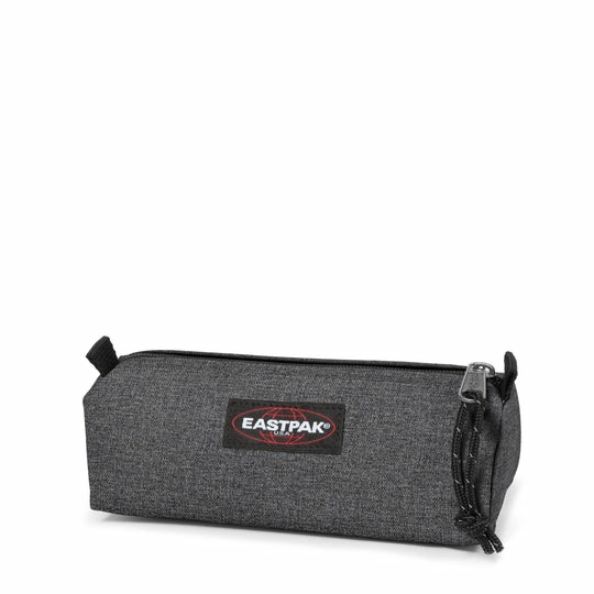 Eastpak Benchmark Single Astuccio - Black Denim, Unico Scomparto, Resistente all'Acqua, 20,5x7,5x6 cm