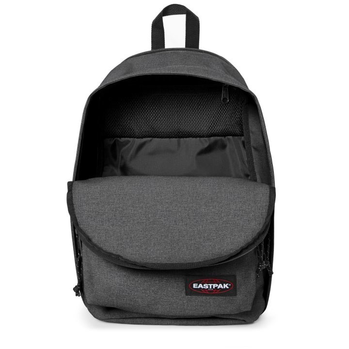 EASTPAK BACK TO WORK Zaino 27 L - Black Denim, Due scomparti, Tasca imbottita per laptop, Spallacci imbottiti