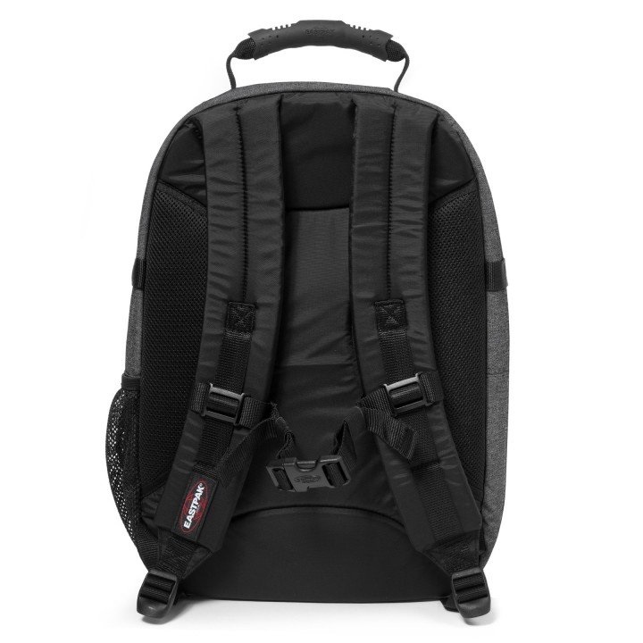 EASTPAK Tutor Zaino Black Denim - 39 L, Nylon, Due Scomparti, Custodia Imbottita per Laptop da 15 Pollici