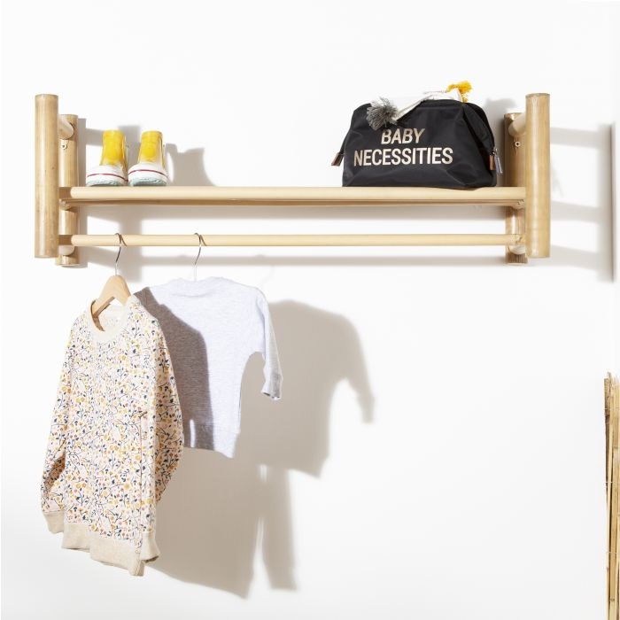 Childhome Baby Necessities Beauty Case Idrorepellente Nero e Oro - Spazioso e Pratico per Cosmetici e Igiene del Bambino