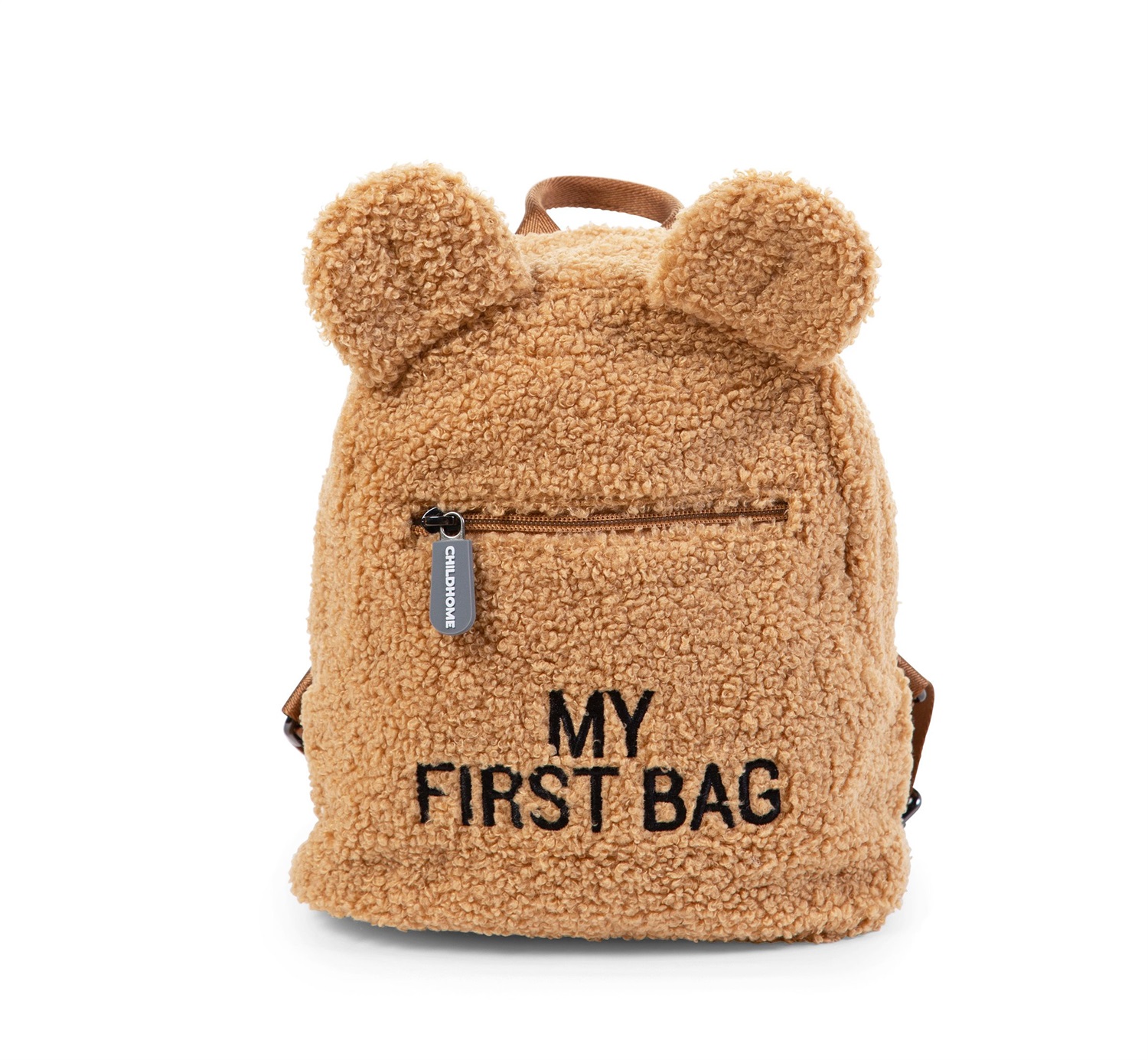 Childhome My First Bag Zaino per Bambini Beige Teddy - Compatto e Funzionale, Ideale per Asilo e Gite