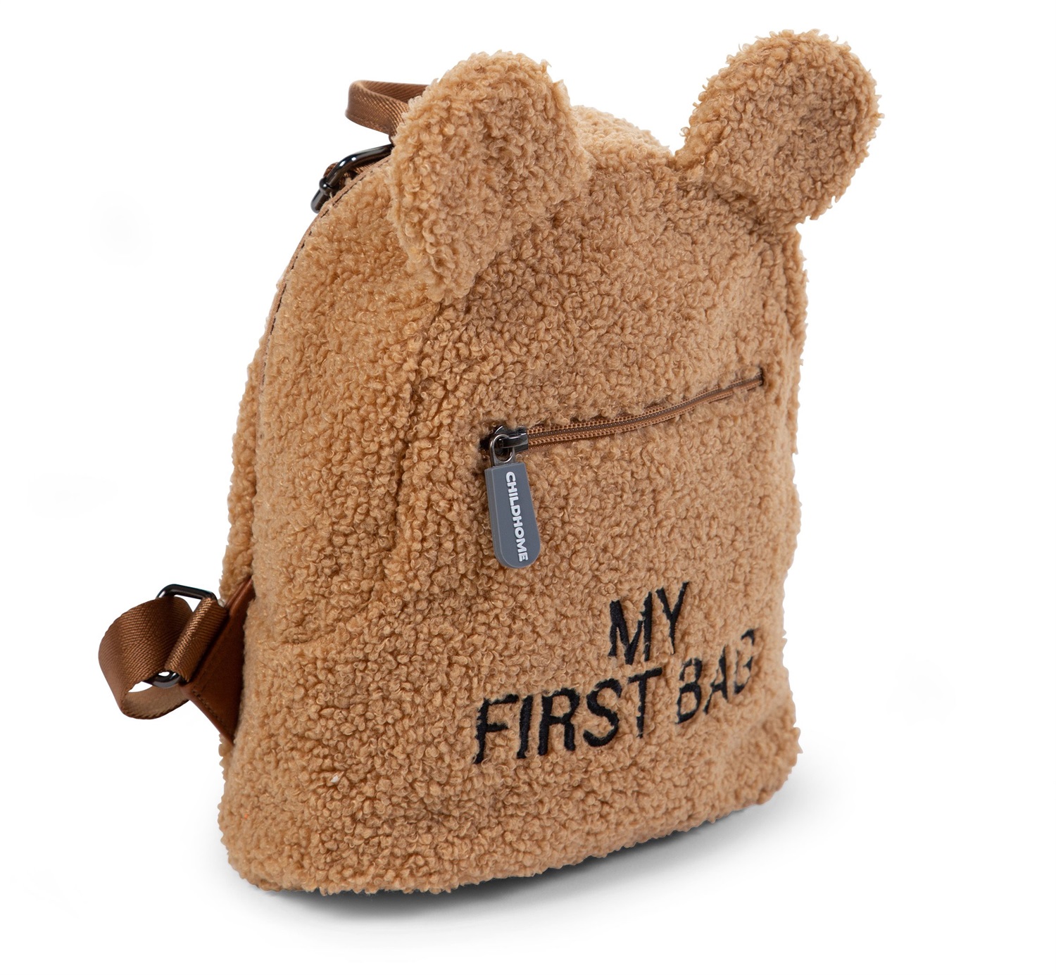 Childhome My First Bag Zaino per Bambini Beige Teddy - Compatto e Funzionale, Ideale per Asilo e Gite