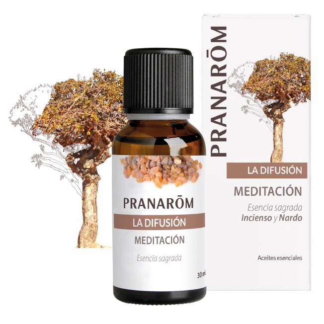 Pranarom Olio Essenziale Bio per Diffusione Meditazione 30 ml - Incenso e Nardo