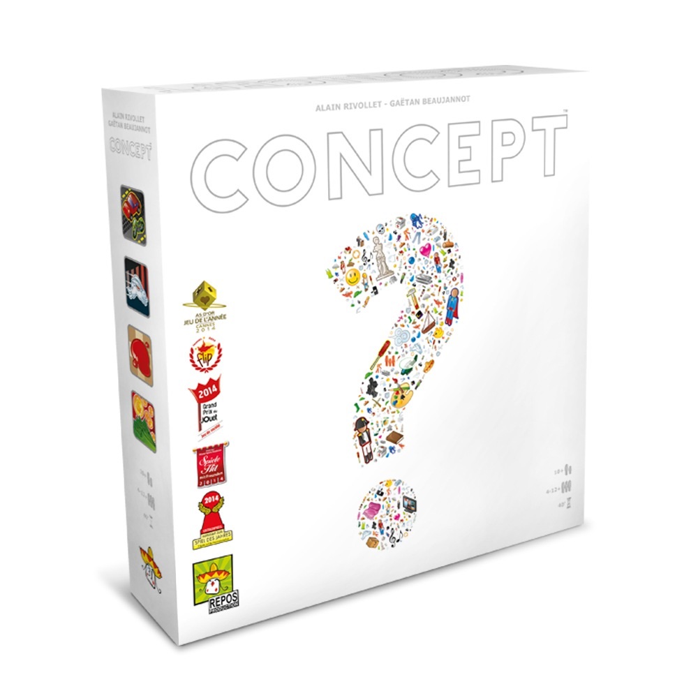 Asmodee - Concept, Gioco da Tavolo di Intuizione e Deduzione, 4-12 Giocatori, 10 Anni, Edizione in Italiano