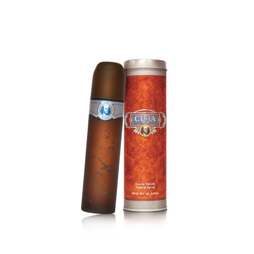 Cuba Blue Eau de Toilette 100 ml Uomo - Fragranza Agrumata, Legnosa e Speziata