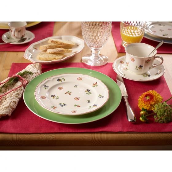 Villeroy & Boch Petite Fleur Piatto da Dessert/Colazione Bianco 21cm Porcellana Premium Lavabile in Lavastoviglie e Adatto per Microonde