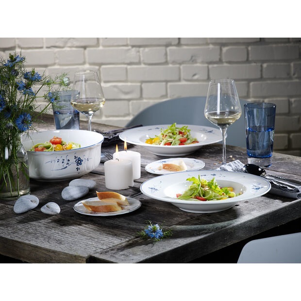 Villeroy & Boch Vieux Luxembourg Zuccheriera 250ml Porcellana Premium Bianco/Blu con Decorazioni Filigranate