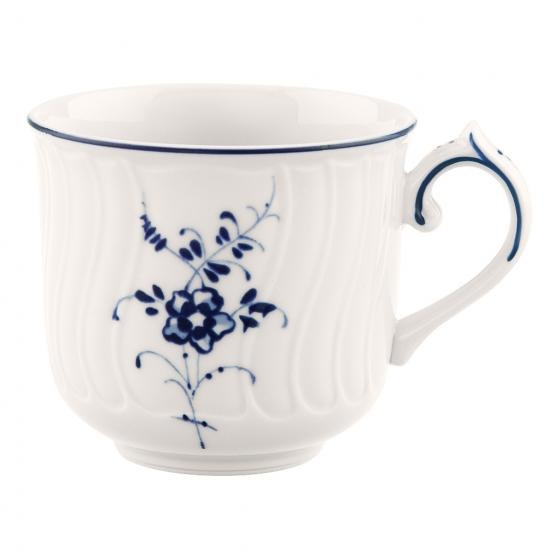 Villeroy & Boch Tazza Espresso Vieux Luxembourg in Porcellana Premium Blu e Bianco, 0,10 lt
