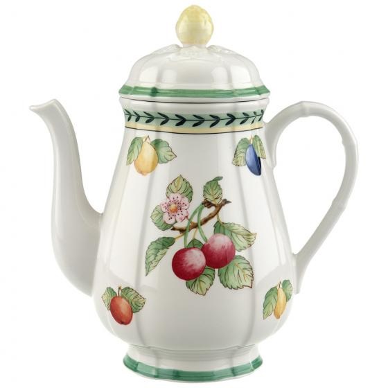 Villeroy & Boch French Garden Fleurence Bricco da Caffè 1,25 L Porcellana Premium Bianco/Multicolore