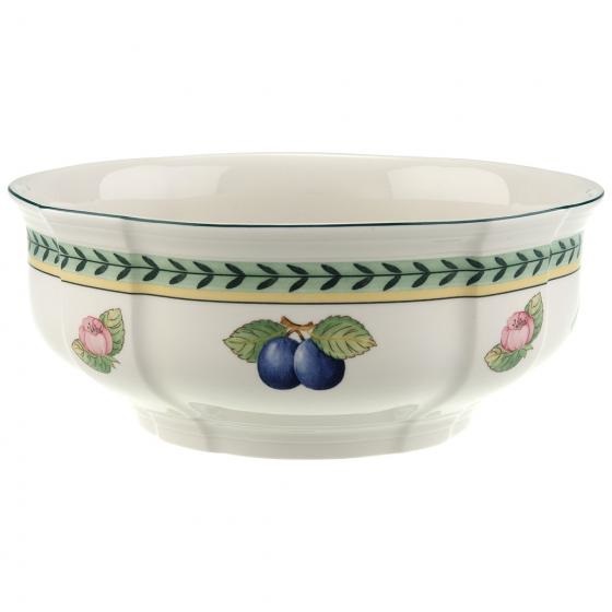 Villeroy & Boch French Garden Fleurence Ciotola Rotonda 21 cm in Porcellana Premium Bianco/Multicolore - Adatta per Zuppe, Insalate e Dessert