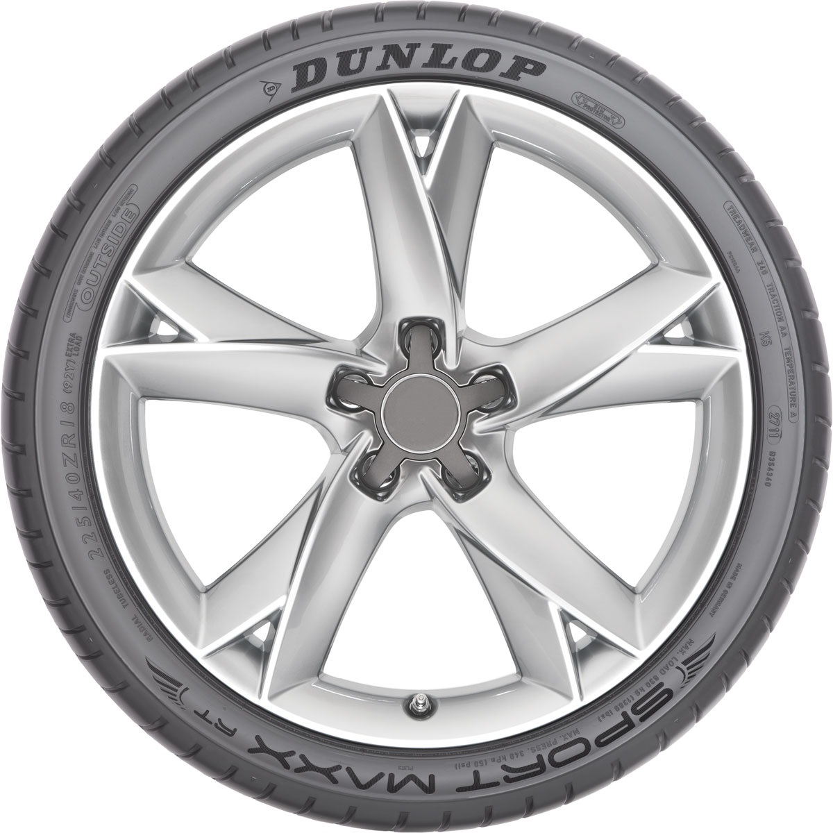 Dunlop Sport Maxx RT 245/50 R18 100W Pneumatici Estivi - Eccellente Aderenza e Stabilità