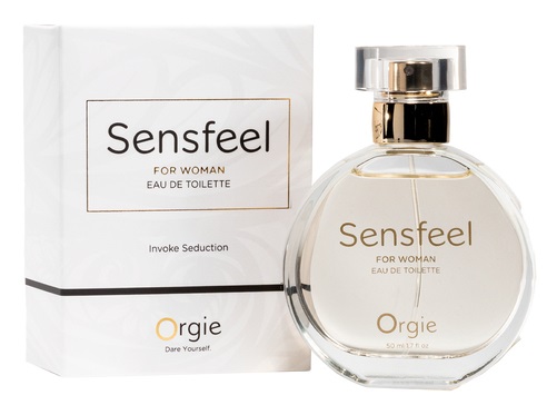 Orgie Sensfeel Profumo ai Feromoni per Donna - Fragranza Fruttata e Floreale con Gelsomino Bianco e Carruba