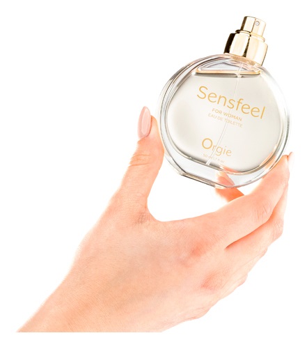 Orgie Sensfeel Profumo ai Feromoni per Donna - Fragranza Fruttata e Floreale con Gelsomino Bianco e Carruba