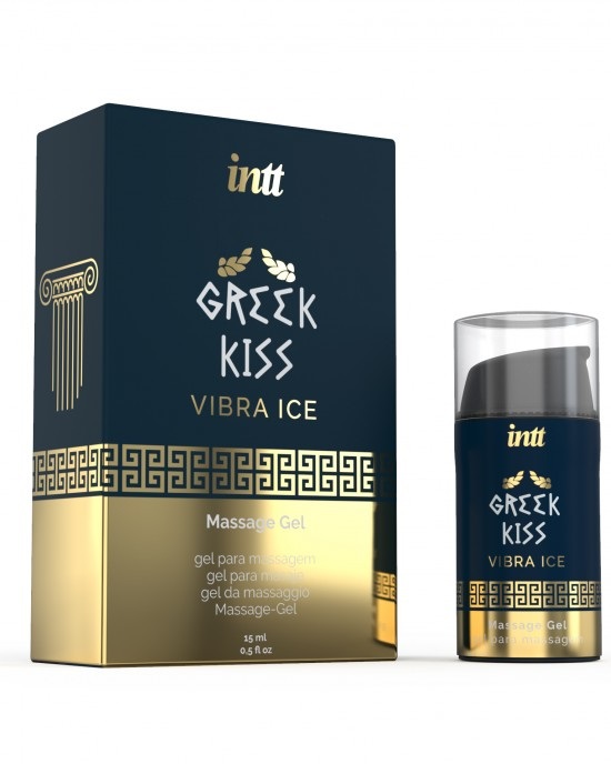 INTT Greek Kiss Gel Stimolante Anale 15 ml - Effetto Vibrante e Rinfrescante per Maggiore Piacere
