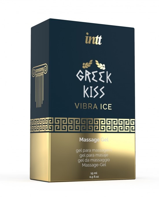 INTT Greek Kiss Gel Stimolante Anale 15 ml - Effetto Vibrante e Rinfrescante per Maggiore Piacere
