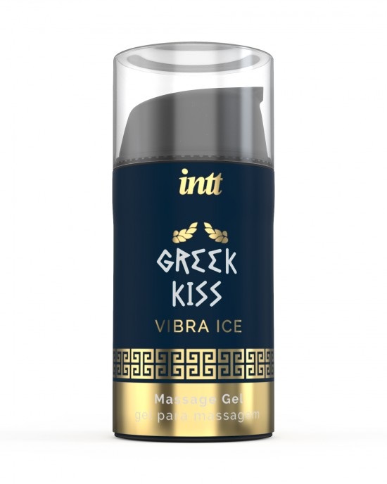 INTT Greek Kiss Gel Stimolante Anale 15 ml - Effetto Vibrante e Rinfrescante per Maggiore Piacere