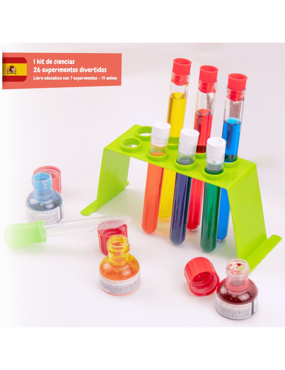 Science4you Mi Primer Kit de Ciencias - Giocattolo scientifico per bambini dai 4 anni, multicolore e durevole