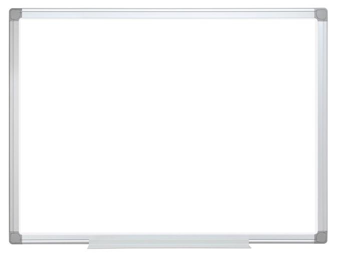 Bi-Office CR0820790 Lavagna Magnetica Bianca 120x90 cm con Superficie in Acciaio Smaltato e Cornice in Alluminio