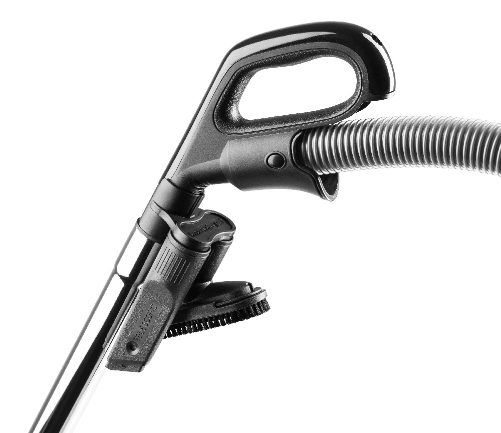 HAEGER VC-75B.039A Aspirapolvere a Traino 750W, Capacità 4L, Cilindro Secco, Colore Nero