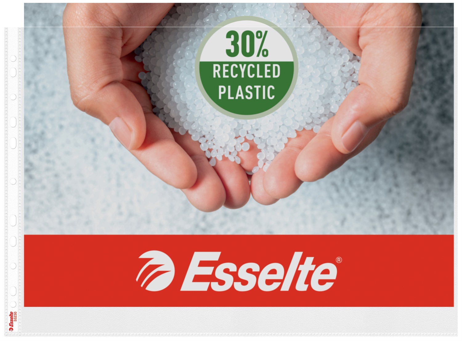 Esselte Buste A3 Goffrate Antiriflesso in Polipropilene - 42x30 cm, Conf. 50 Pezzi