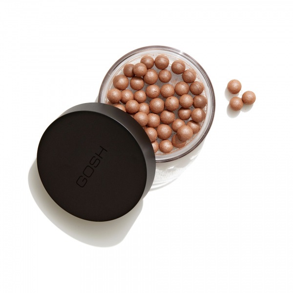 Gosh Precious Powder Pearls Glow 25 g - Bronzer per Donna, Fissatore per Fondotinta con Finitura Impeccabile