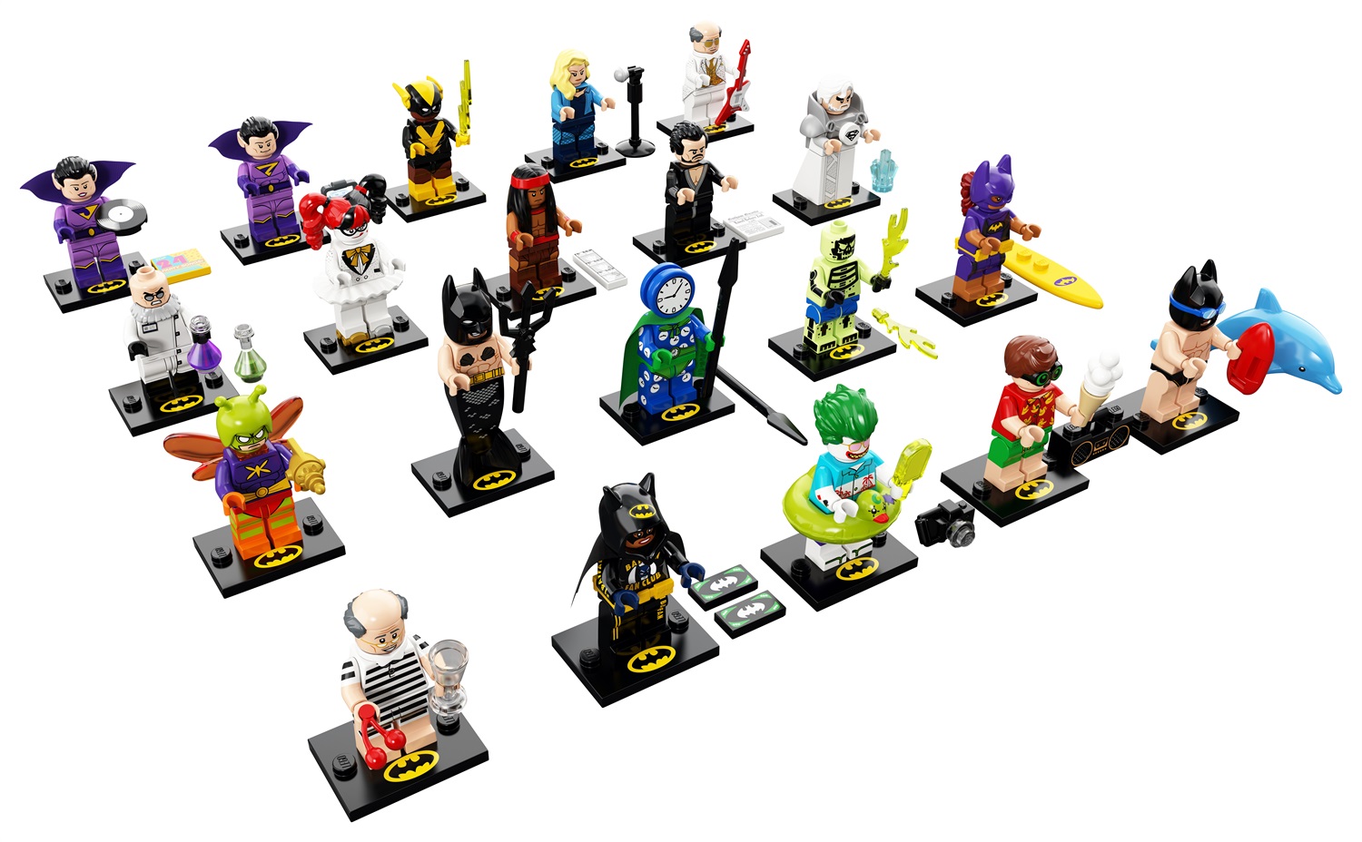 LEGO 71020 Minifigures The Batman Movie 2 - Serie Completa con 20 Personaggi e Accessori