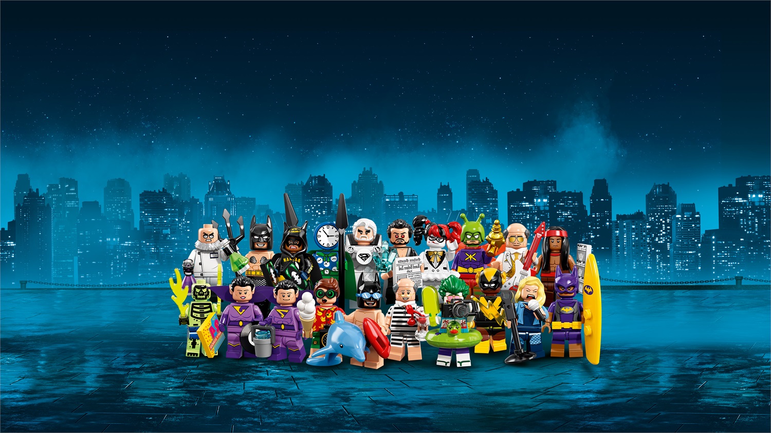 LEGO 71020 Minifigures The Batman Movie 2 - Serie Completa con 20 Personaggi e Accessori