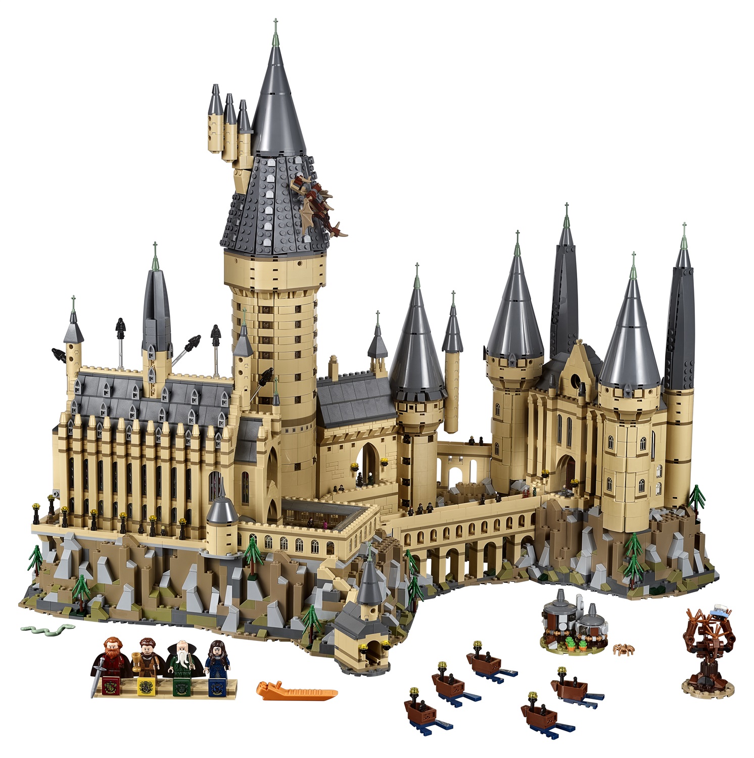 LEGO Harry Potter Castello di Hogwarts 71043 - Set da Collezione con oltre 6000 Pezzi, Dimensioni 58,5 x 19 x 49 cm, Età Consigliata 16