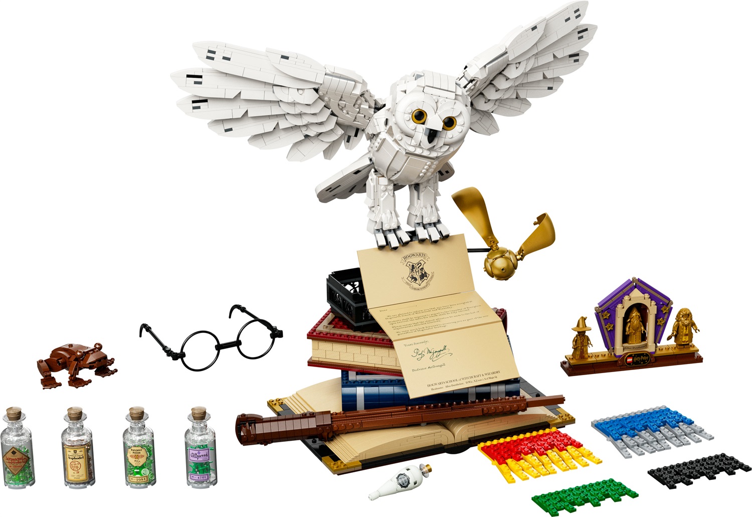 LEGO Harry Potter 76391 Icone di Hogwarts - Edizione del collezionista con 3010 pezzi e dimensioni 44x50x33 cm